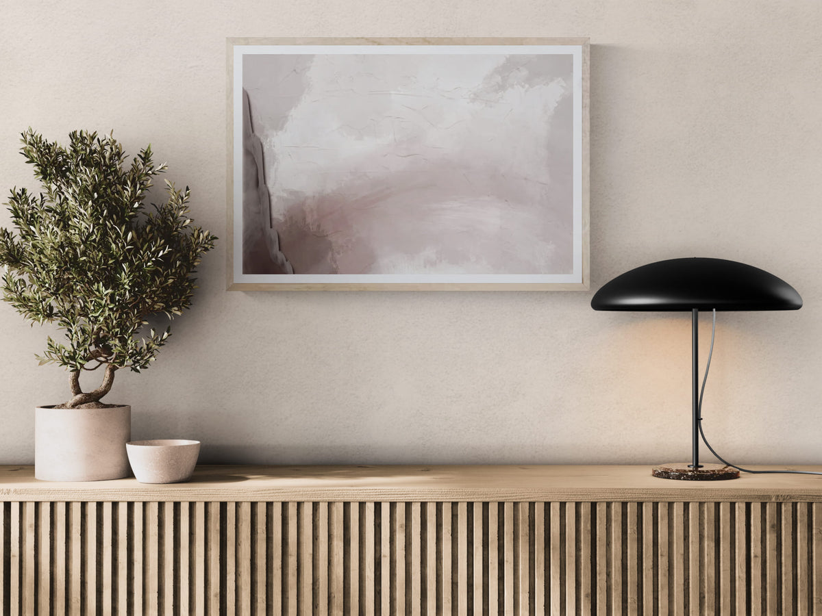 Japandi Earth Silence - Abstract Minimalistic Art Print | Fine Art.