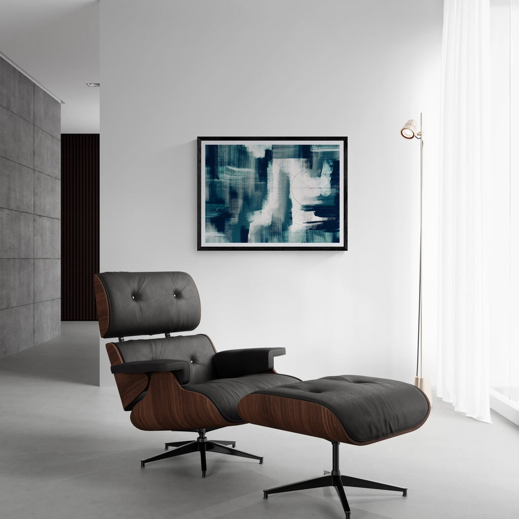 Emergent Order – Abstract Geometric Art Print, Fine Art Poster & Framed Wall Art
