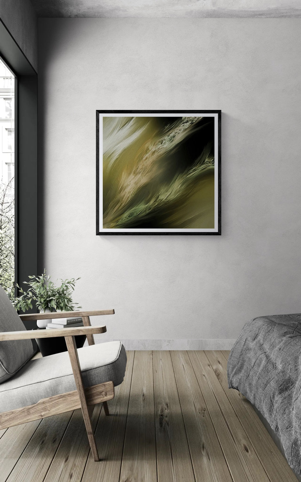 Faultline of Light – Abstract Earth Art Print, Fine Art Poster & Framed Wall Art
