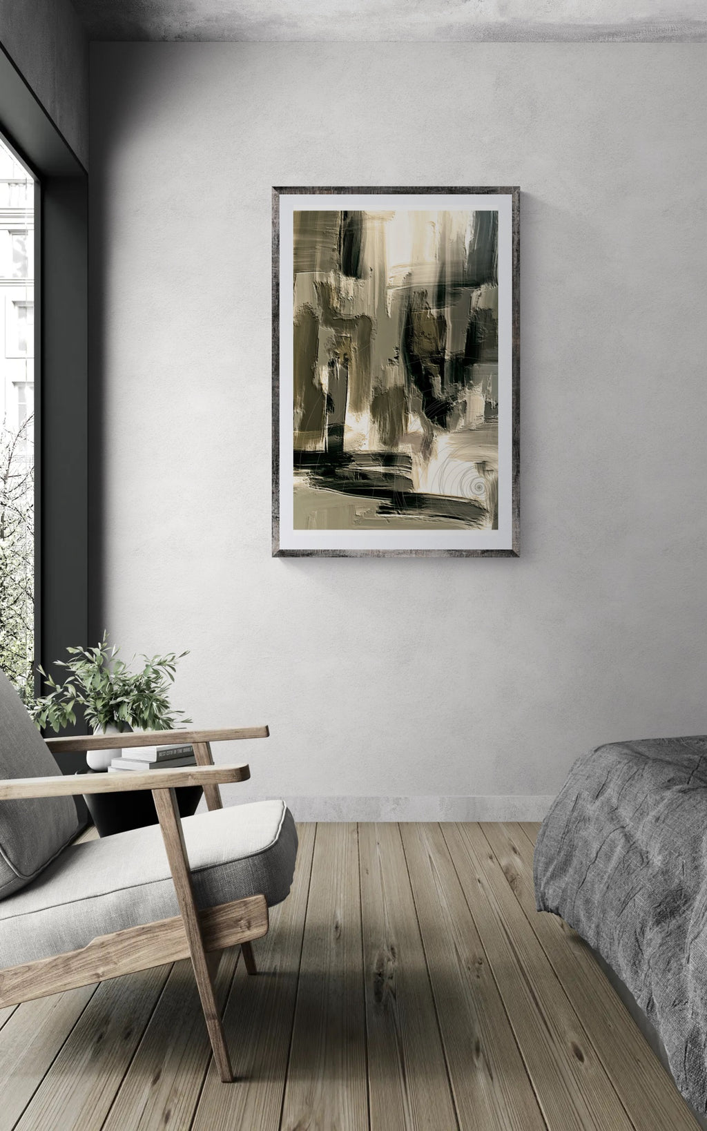 Petrichor – Abstract Earth Art Print, Fine Art Poster & Framed Wall Art