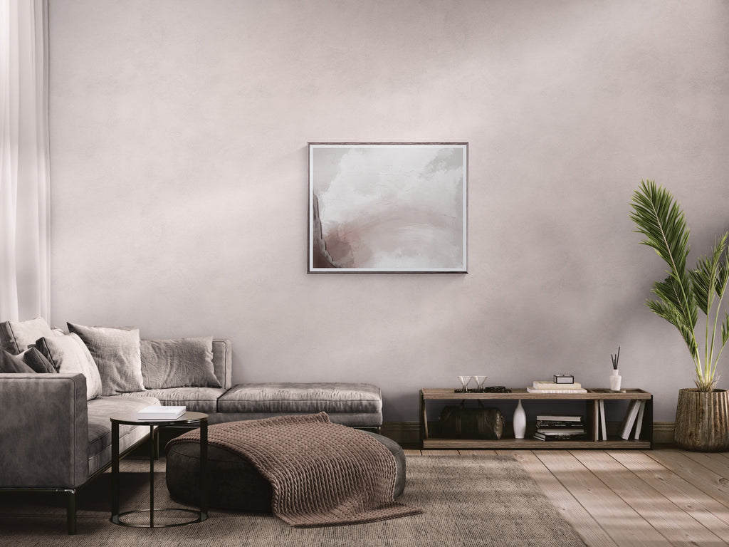 Japandi Earth Silence - Abstract Minimalistic Art Print | Fine Art.