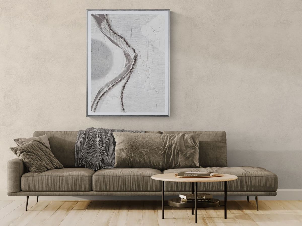 Quiet Contour - Abstract Minimalist Art Print | Fine Art