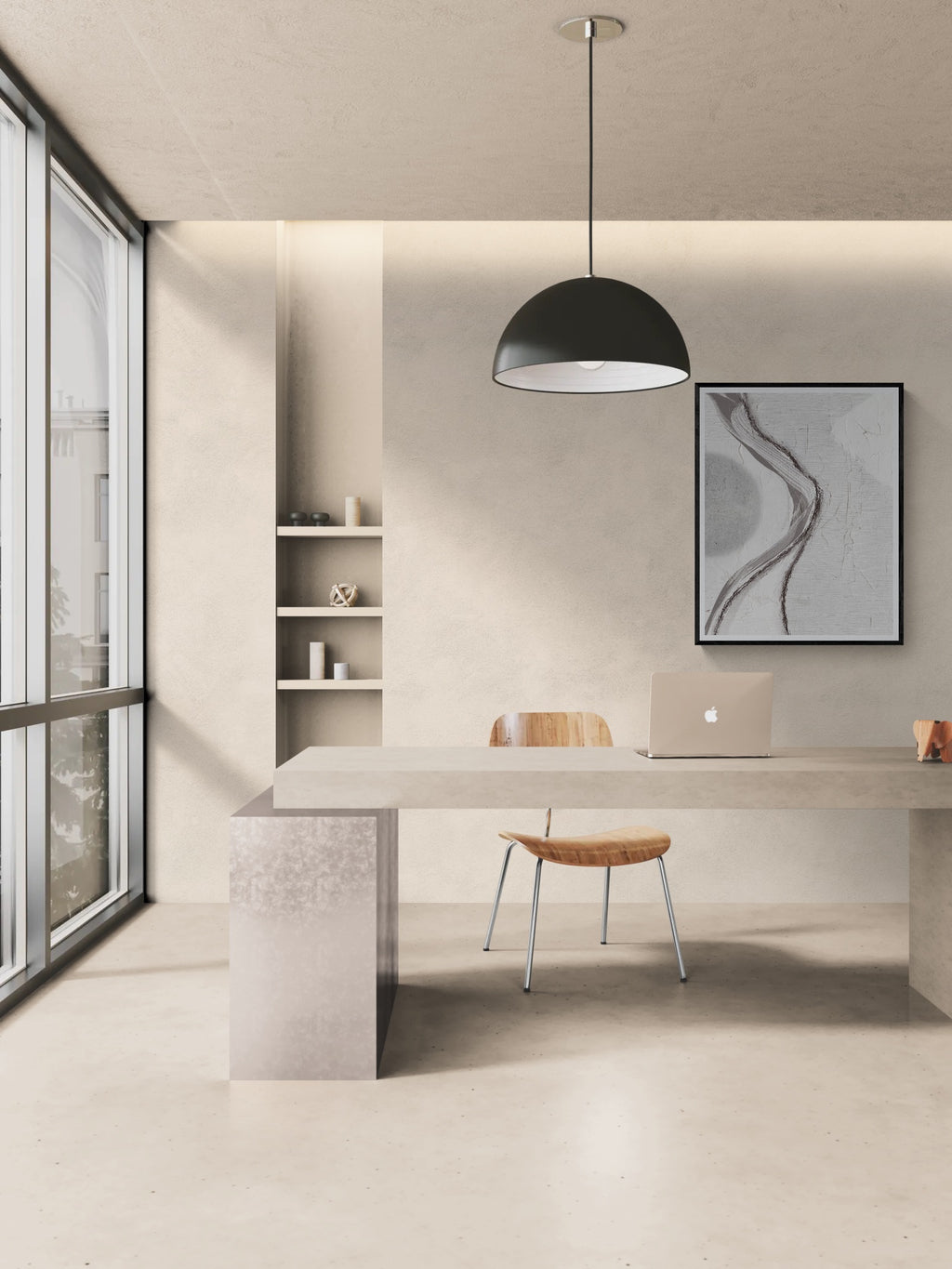 Quiet Contour - Abstract Minimalist Art Print | Fine Art