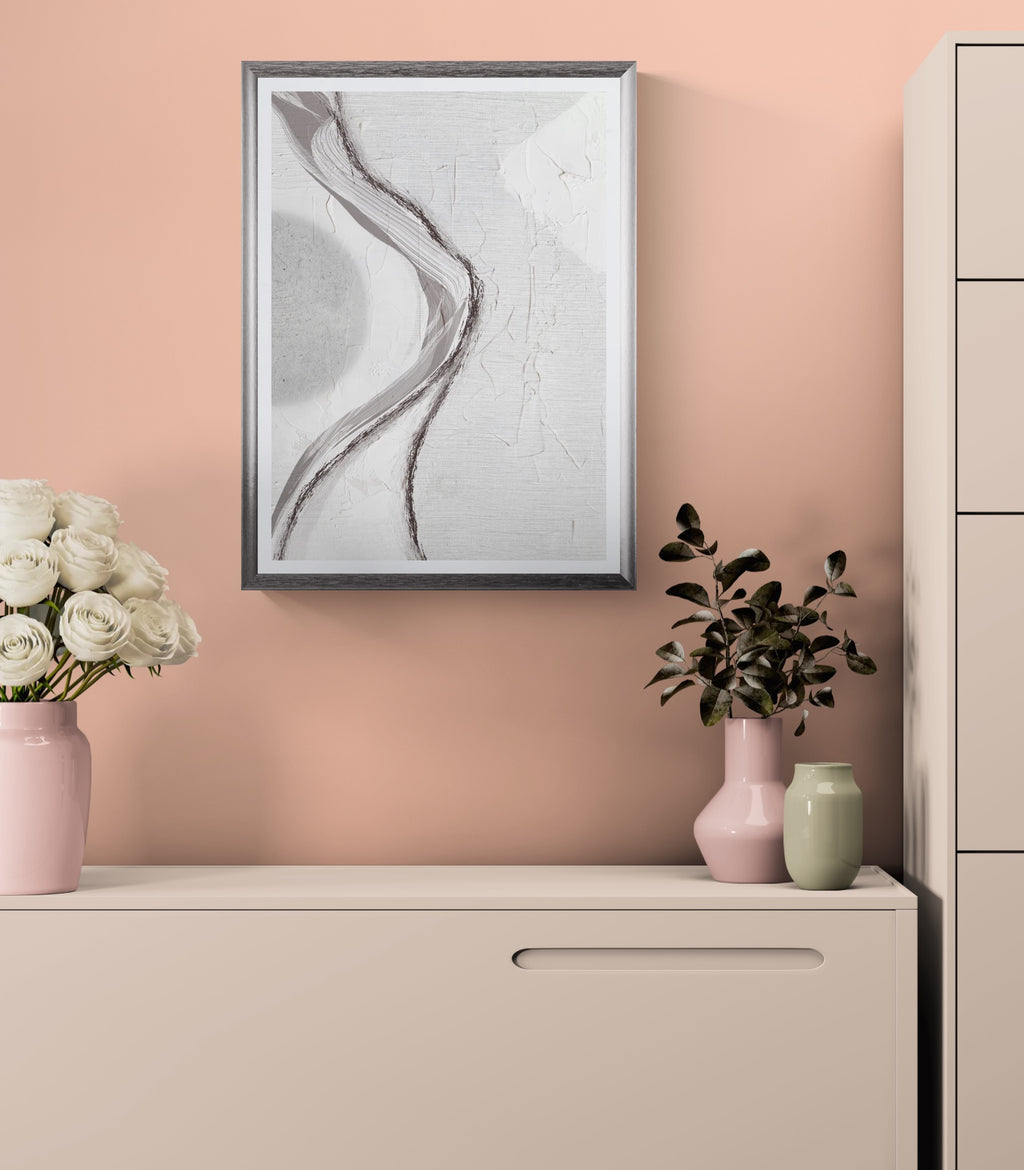 Quiet Contour - Abstract Minimalist Art Print | Fine Art