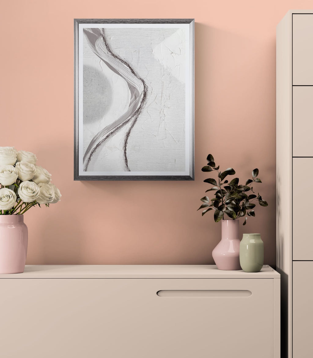 Quiet Contour - Abstract Minimalist Art Print | Fine Art