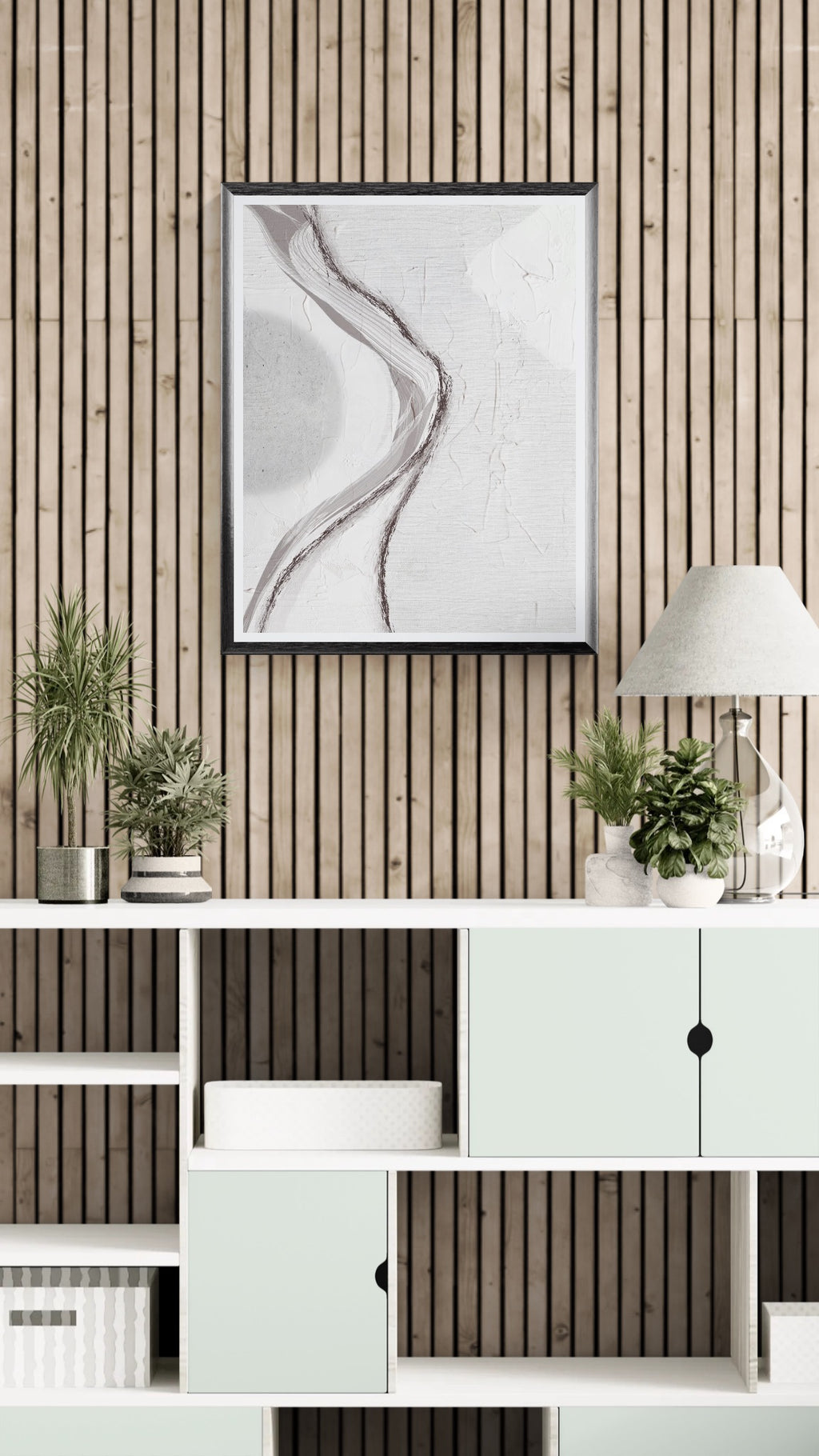 Quiet Contour - Abstract Minimalist Art Print | Fine Art