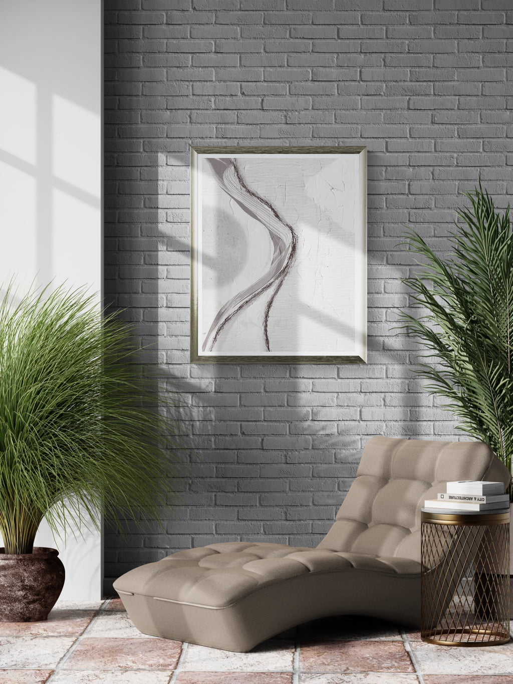 Quiet Contour - Abstract Minimalist Art Print | Fine Art