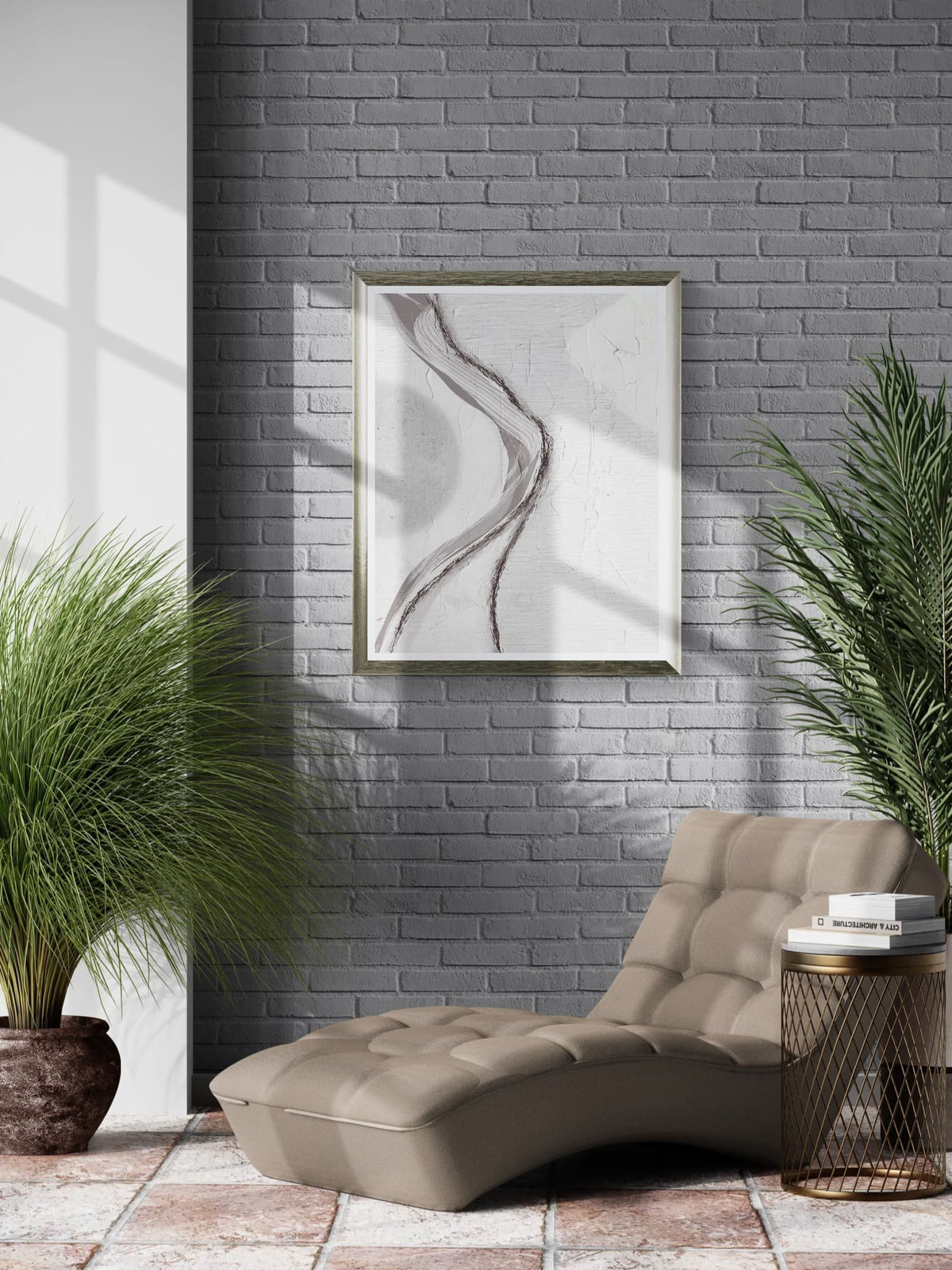 Quiet Contour - Abstract Minimalist Art Print | Fine Art