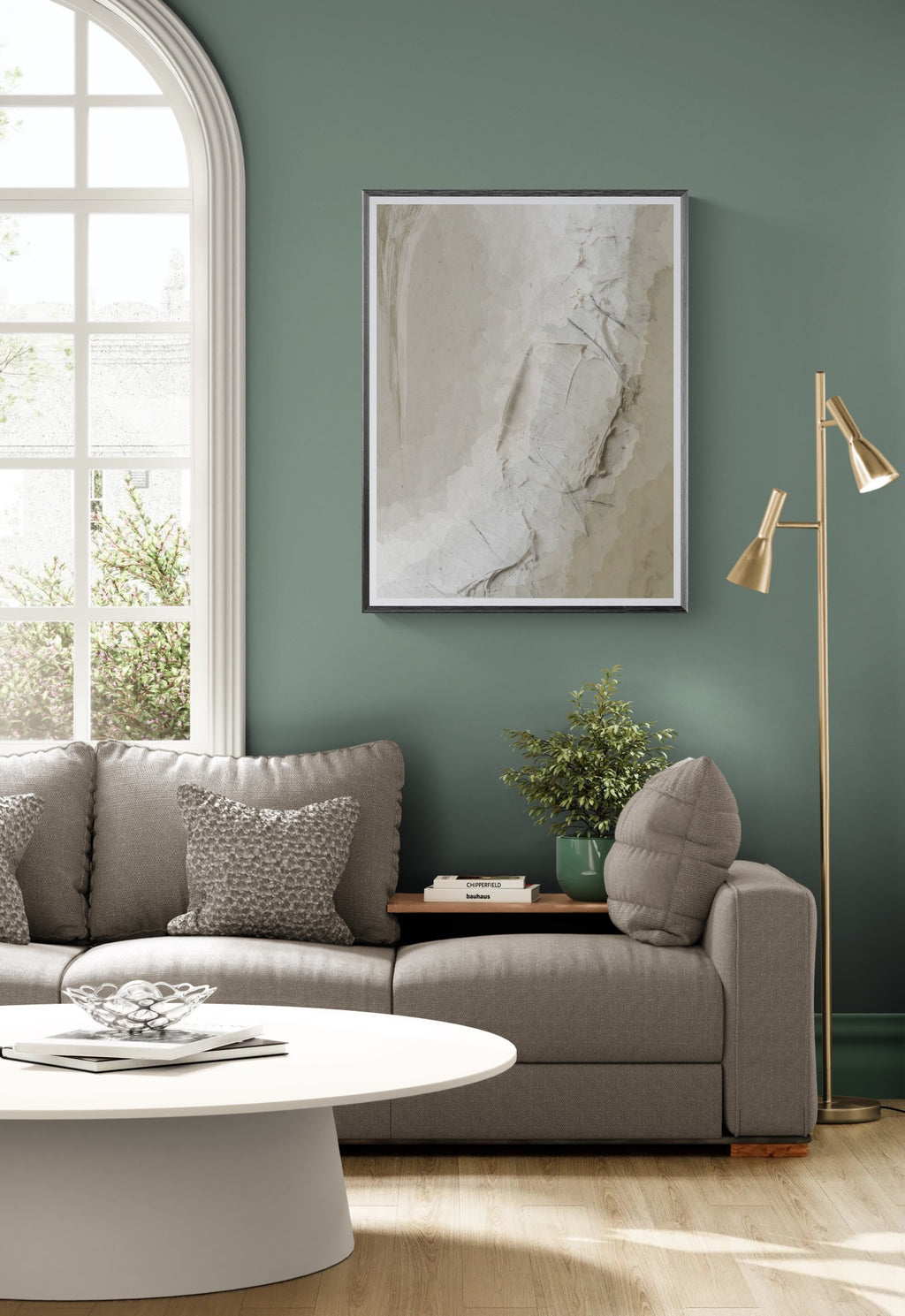 Kasumi Stone – Abstract Japandi Wall Art Print | Fine Art Poster & Framed Art