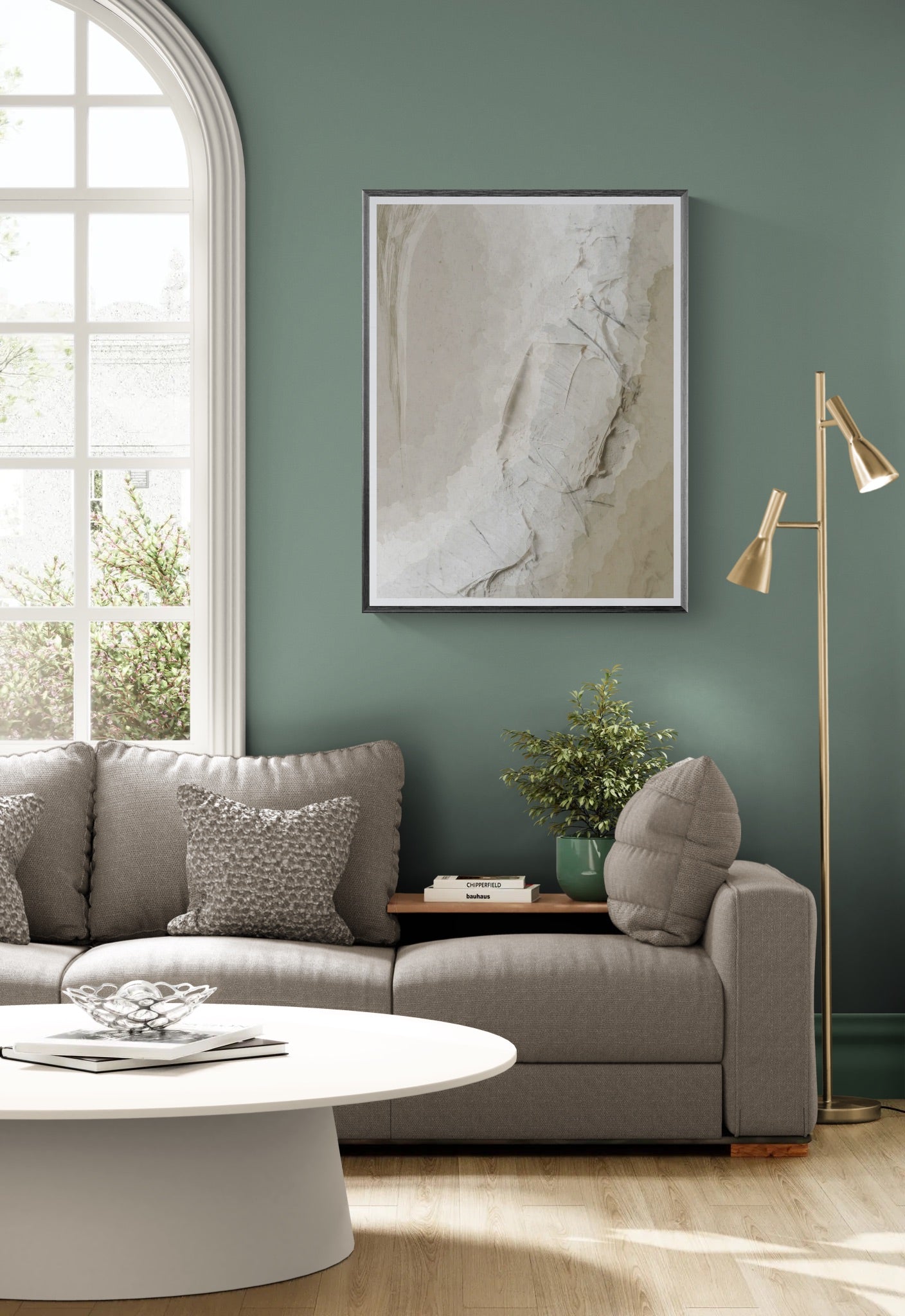 Kasumi Stone – Abstract Japandi Wall Art Print | Fine Art Poster & Framed Art