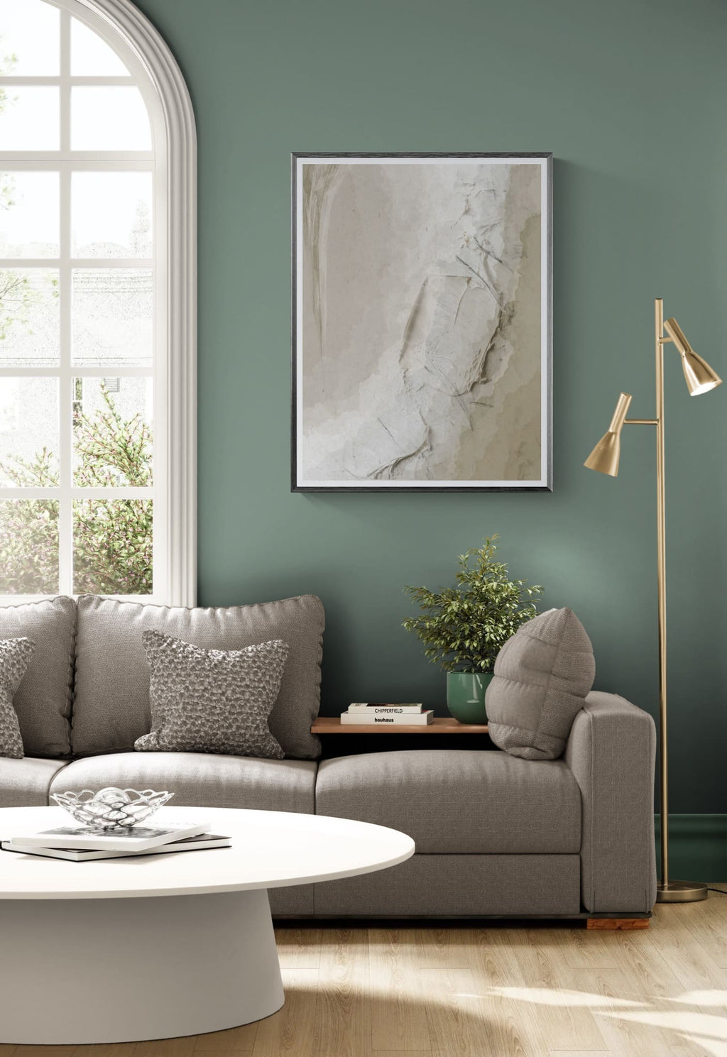 Kasumi Stone – Abstract Japandi Wall Art Print | Fine Art Poster & Framed Art
