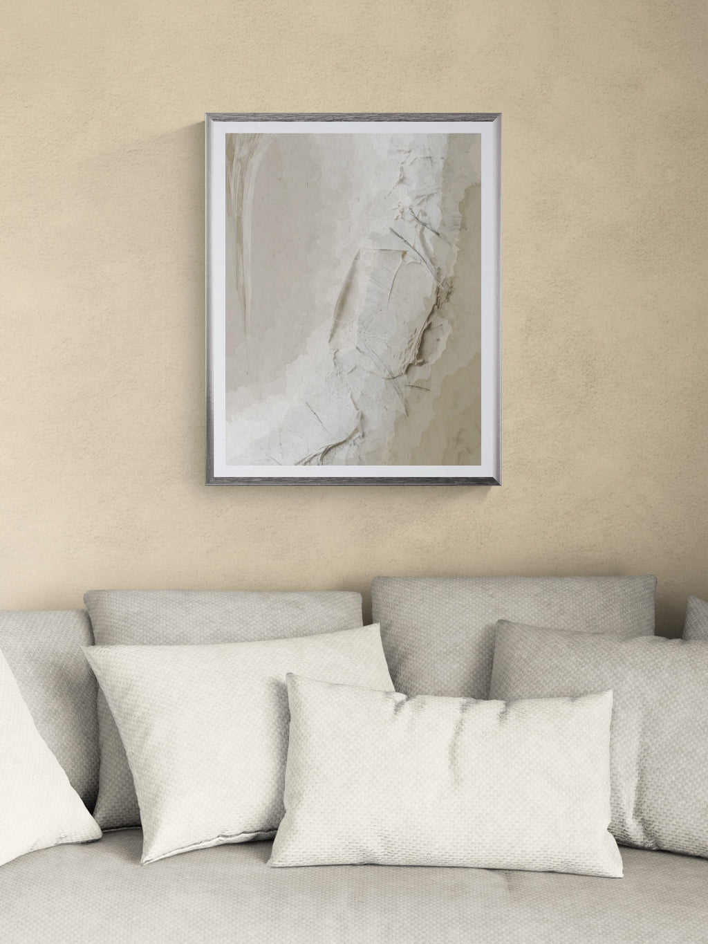 Kasumi Stone – Abstract Japandi Wall Art Print | Fine Art Poster & Framed Art