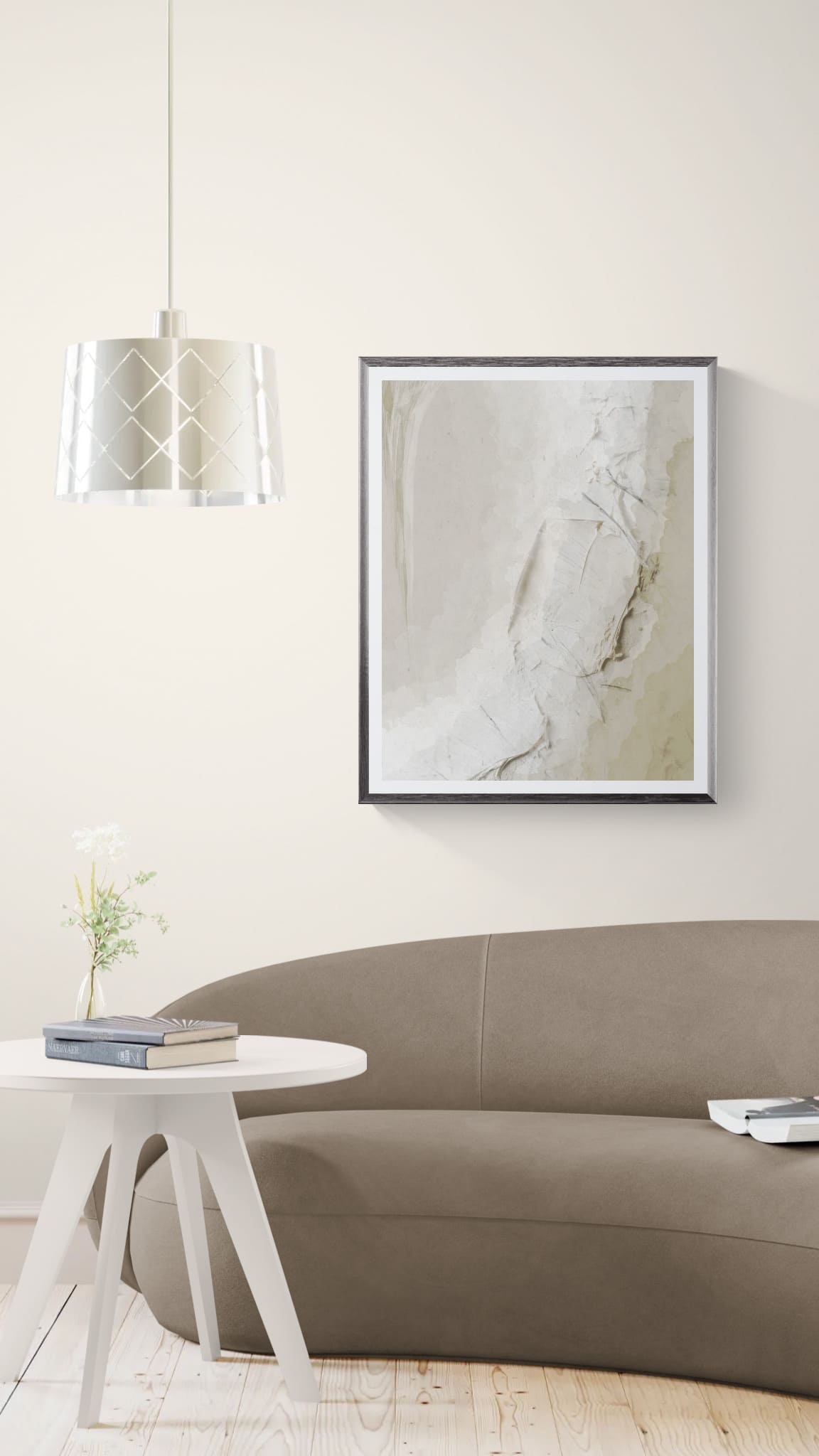 Kasumi Stone – Abstract Japandi Wall Art Print | Fine Art Poster & Framed Art