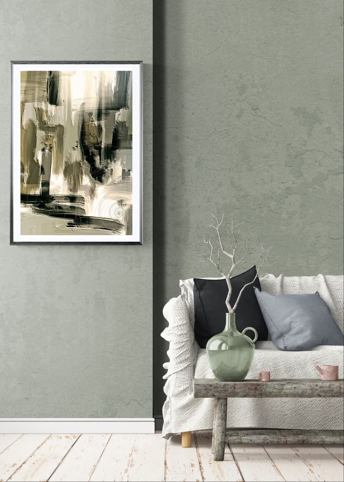 Petrichor – Abstract Earth Art Print, Fine Art Poster & Framed Wall Art