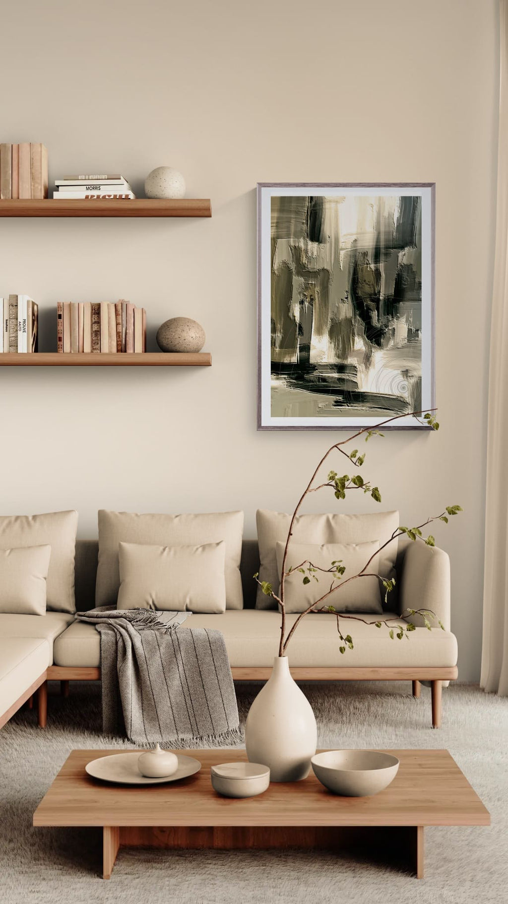 Petrichor – Abstract Earth Art Print, Fine Art Poster & Framed Wall Art