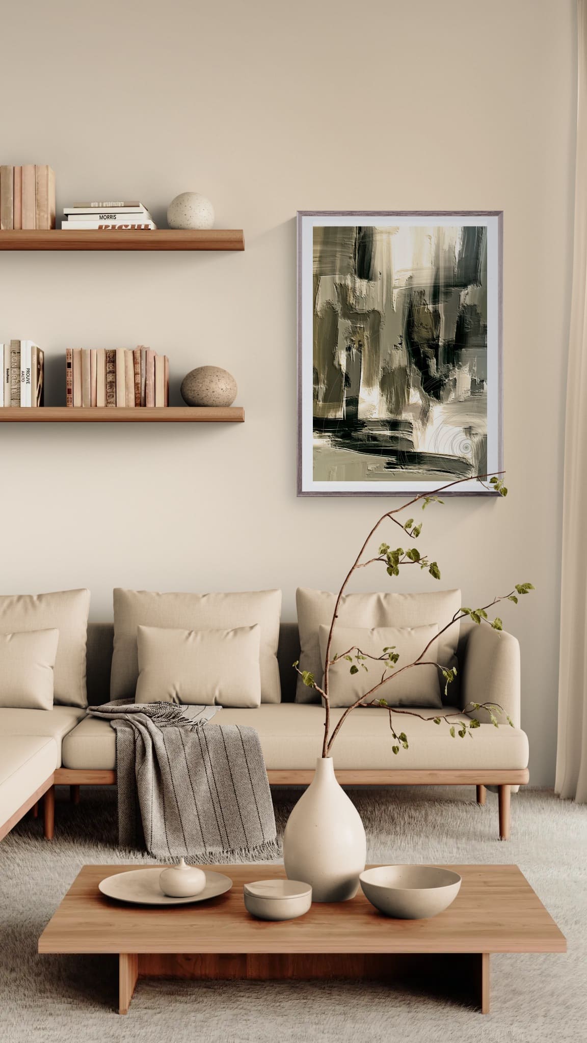 Petrichor – Abstract Earth Art Print, Fine Art Poster & Framed Wall Art