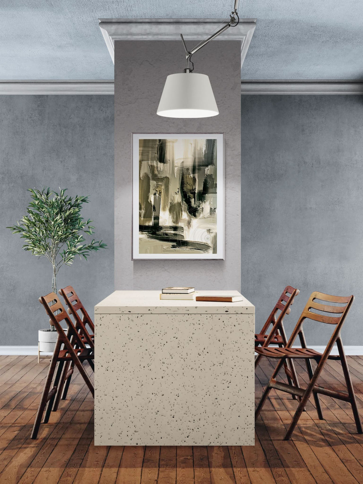 Petrichor – Abstract Earth Art Print, Fine Art Poster & Framed Wall Art