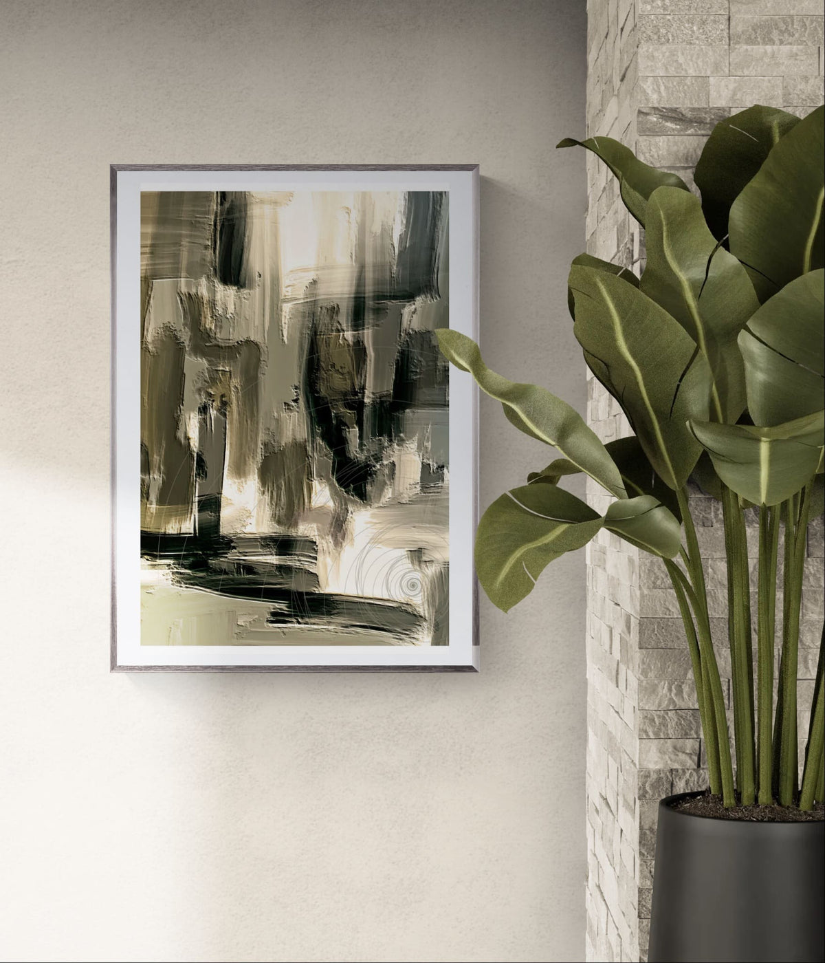Petrichor – Abstract Earth Art Print, Fine Art Poster & Framed Wall Art