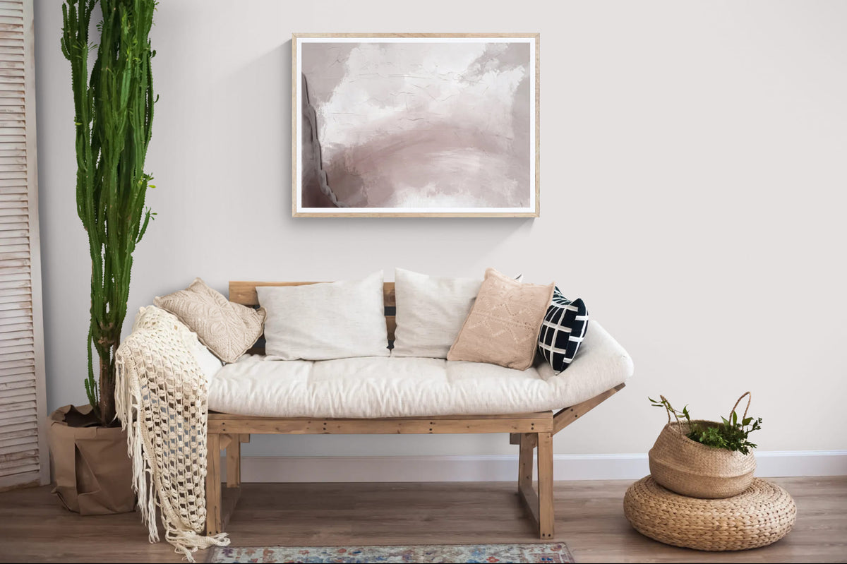 Japandi Earth Silence - Abstract Minimalistic Art Print | Fine Art.